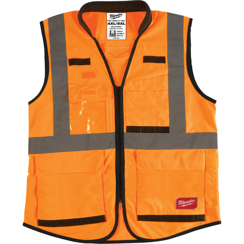 Veste de s&eacute;curit&eacute; haute performance, Orange haute visibilit&eacute;, 4T-Grand/5T-Grand Quali-T-Solutions