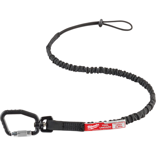 Longe verrouillable pour outils, Tendeur, Mousqueton/boucle Quali-T-Solutions