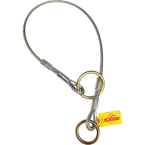 Adaptateur pour c&acirc;ble &agrave; deux anneaux, Fixation universelle, Usage Temporaire Quali-T-Solutions