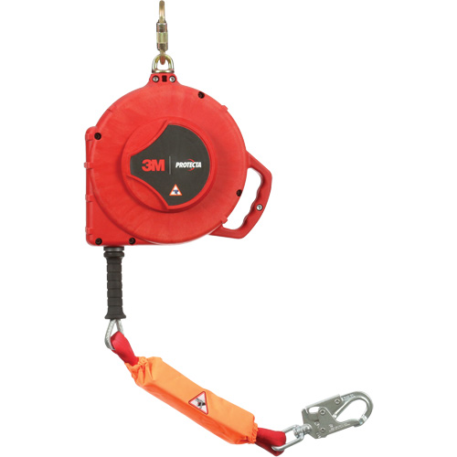 Cordage de s&eacute;curit&eacute; autor&eacute;tractable Rebel, 50', Acier galvanis&eacute;, Pivotant Quali-T-Solutions
