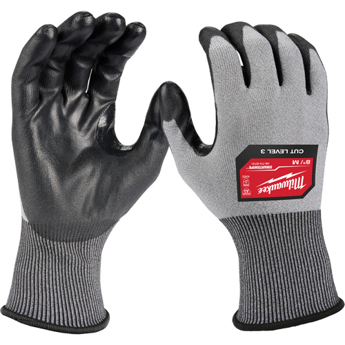 High Dexterity Gloves, Size X-Large, 18 Gauge, Polyurethane Coated, Polyethylene Shell, ANSI/ISEA 105 Level 4 Quali-T-Solutions