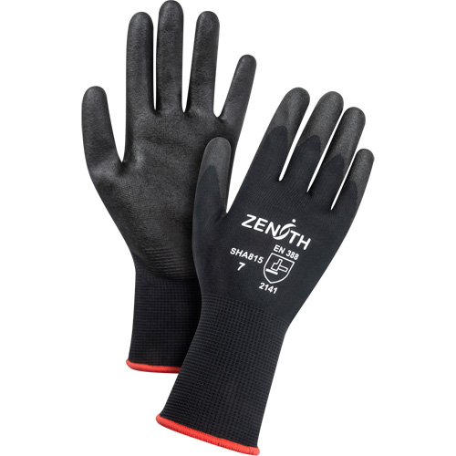 Gants enduits, 9, R&ecirc;vetement PVC, Calibre 13, Enveloppe en Nylon Quali-T-Solutions
