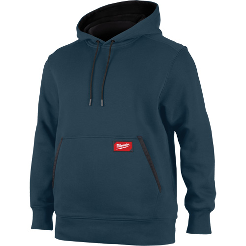 Midweight Pullover Hoodie, Men's, Small, Blue Quali-T-Solutions