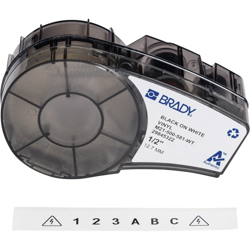 Repositionable Multi-Purpose Labels with Ribbon, Black Quali-T-Solutions