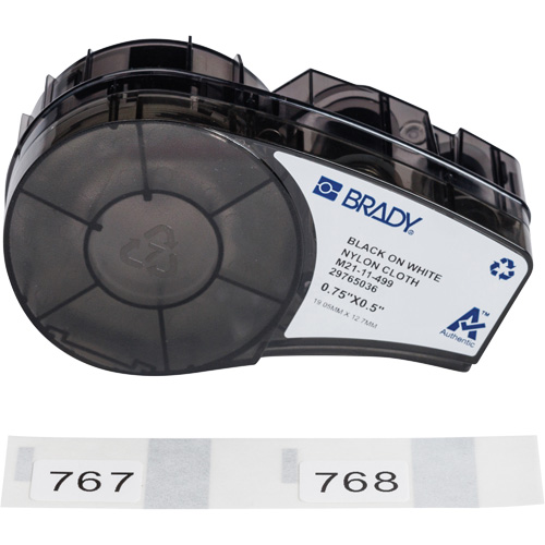 Aggressive Adhesive Multi-Purpose Labels with Ribbon, Black Quali-T-Solutions