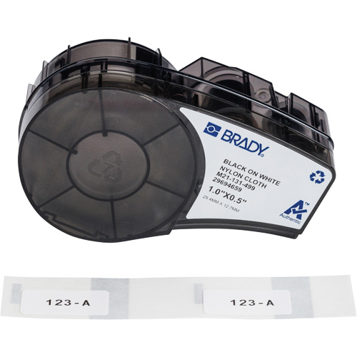 Aggressive Adhesive Multi-Purpose Labels with Ribbon, Black Quali-T-Solutions