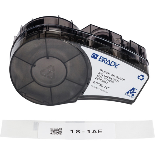 Aggressive Adhesive Multi-Purpose Labels with Ribbon, Black Quali-T-Solutions