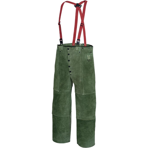 WP 100 Welder's Waist Pants, Small, Green Quali-T-Solutions
