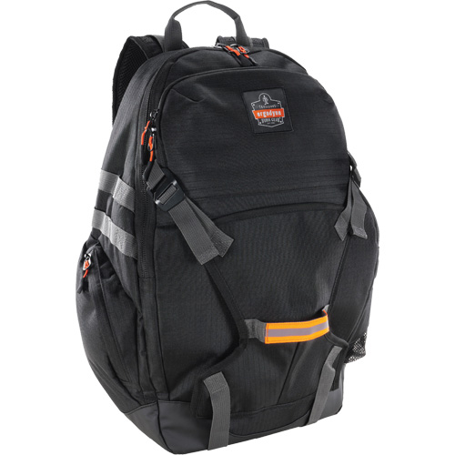 Arsenal 5188 Work Gear Jobsite Backpack with Hardhat Storage, 15" L x 7" W, Black, Nylon/Polyester Quali-T-Solutions