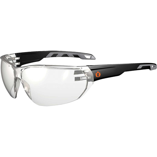 Lunettes de s&eacute;curit&eacute; sans monture Skullerz VALI, Lentille Int&eacute;rieur/ext&eacute;rieur, Anti-&eacute;gratignures, ANSI Z87+/R&eacute;pond ou surpasse la norme CSA Z94.3 Quali-T-Solutions