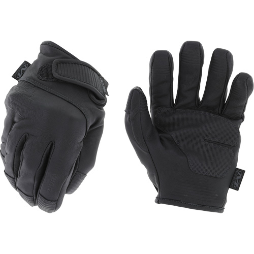 Gants de travail en cuir Needle Stick pour les forces de l'ordre, Taille 8, Enveloppe en Ch&egrave;vre, ASTM ANSI niveau A7/EN 388 niveau F Quali-T-Solutions