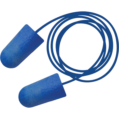 Food Pro Bullet BioSoft BioBased Metal Detectable Earplugs, Corded, One-Size, Bulk - Box, 32 NRR dB Quali-T-Solutions