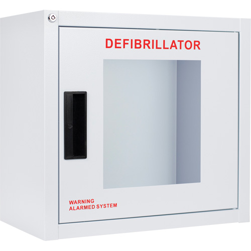 Grande armoire standard pour DEA avec alarme, Zoll AED Plus/Zoll AED 3/Cardio-Science/Physio-Control Pour, Non m&eacute;dical Quali-T-Solutions