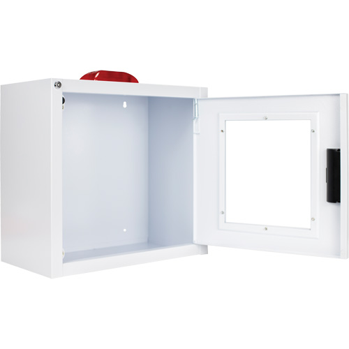 Standard Large AED Cabinet with Alarm & Strobe, Zoll AED Plus&reg;/Zoll AED 3/Cardio-Science/Physio-Control For, Non-Medical Quali-T-Solutions