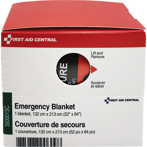 Recharge de couverture d'urgence SmartCompliance, PETP Quali-T-Solutions