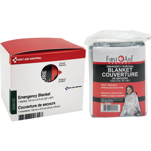 Recharge de couverture d'urgence SmartCompliance, PETP Quali-T-Solutions