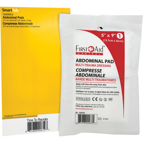 Recharge tampons pour trauma abdominal SmartCompliance Quali-T-Solutions