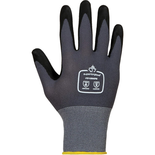 Gants anti-abrasion Dexterity, 2T-petit/5, R&ecirc;vetement Mousse de nitrile, Calibre 15, Enveloppe en Nylon/Coton Quali-T-Solutions