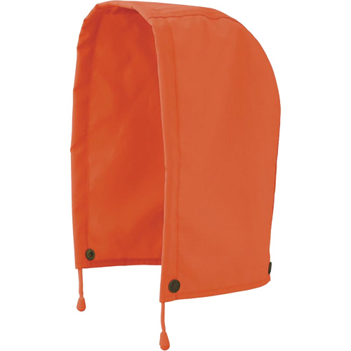 5400H Capuchon de veste de s&eacute;curit&eacute; imperm&eacute;able 300D Trilobal antid&eacute;chirure, Orange haute visibilit&eacute;, Polyester Quali-T-Solutions