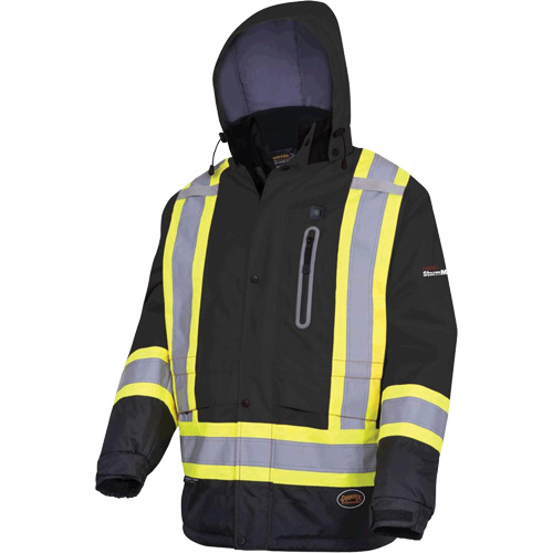 5409 Veste imperm&eacute;able &agrave; isolation thermique, Hommes, Petit, Noir Quali-T-Solutions