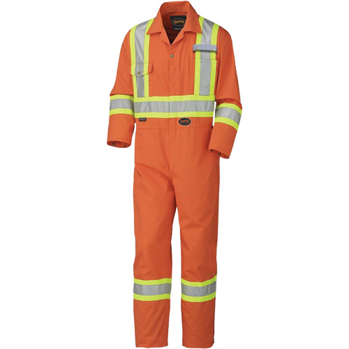 5513 Industrial Wash Coveralls, 36, High Visibility Orange Quali-T-Solutions