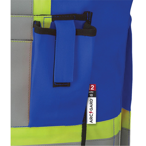 7733 FR-Tech&reg; Flame-Resistant Arc Surveyor's Vest, Small, Royal Blue, 9.7 cal/cm² Quali-T-Solutions