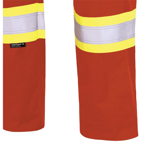 7765 Pantalon cargo de s&eacute;curit&eacute; haute visibilit&eacute; r&eacute;sistant aux arcs &eacute;lectriques FR-Tech 88/12, 32, x 34, Orange haute visibilit&eacute;, 10 cal/cm² Quali-T-Solutions