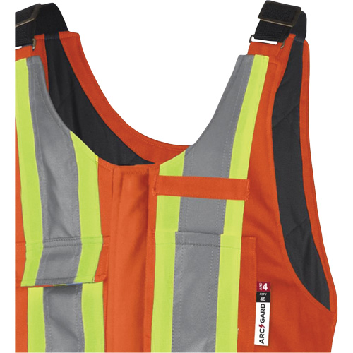 5534A Flame-Resistant Quilted Safety Overalls, Small, Orange Quali-T-Solutions
