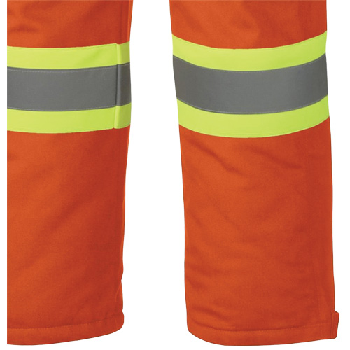 5534A Flame-Resistant Quilted Safety Overalls, Small, Orange Quali-T-Solutions