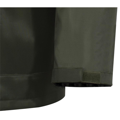 D8120J Nailhead Ripstop Tree Planter Hooded Jacket, Polyester/PVC, X-Small, Green Quali-T-Solutions