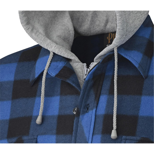 415SS Chemise &agrave; capuche matelass&eacute;e, Hommes, Petit, Multicolore Quali-T-Solutions