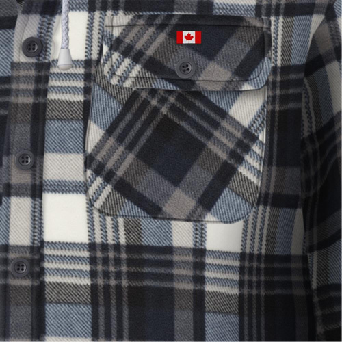 415BG Chemise &agrave; capuche matelass&eacute;e, Hommes, T-petit, Multicolore Quali-T-Solutions