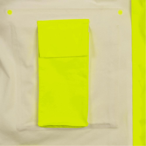 5881 Manteau de pluie ignifuge et protection contre les &eacute;clats d'arc &eacute;lectrique, T-petit, Jaune haute visibilit&eacute;, 10 cal/cm² Quali-T-Solutions