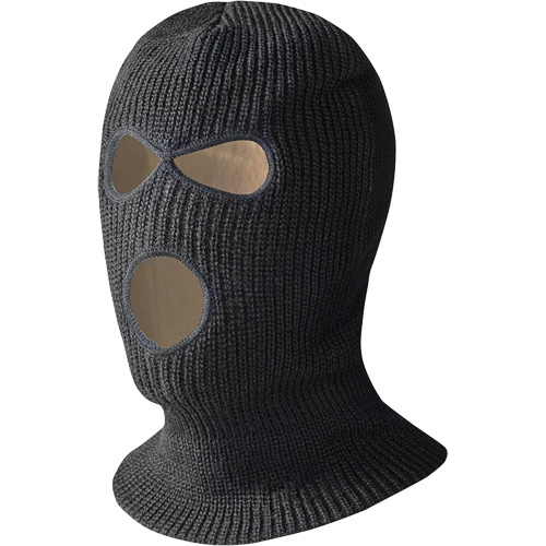 5560A Lined 3-Hole Balaclava, Black Quali-T-Solutions