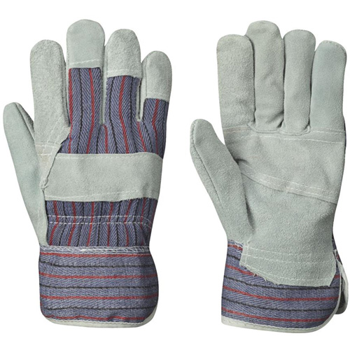 834 Gants d'ajusteur, Taille unique, Paume en Cuir de vache refendu Quali-T-Solutions