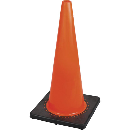 183P C&ocirc;ne de s&eacute;curit&eacute; flexible de premi&egrave;re qualit&eacute;, 28", Orange Quali-T-Solutions