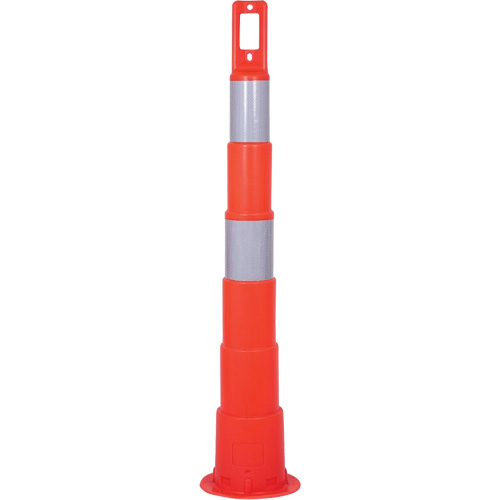 2319 Poteau d&eacute;lin&eacute;ateur empilable, Orange Quali-T-Solutions