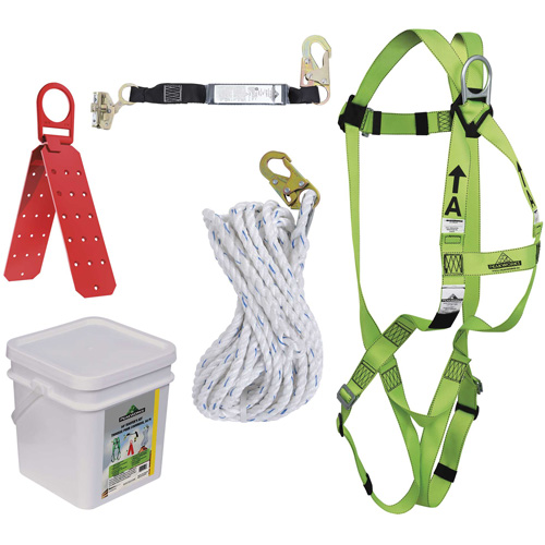 RK4-50 Ensemble de protection contre les chutes, Trousses pour couvreur de toit Quali-T-Solutions