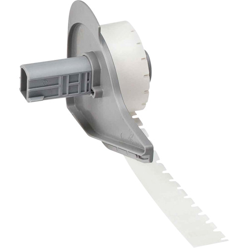 Harsh Environment Multi-Purpose Labels, Polyester, 0.35" L x 0.2" H, Black on Clear Quali-T-Solutions