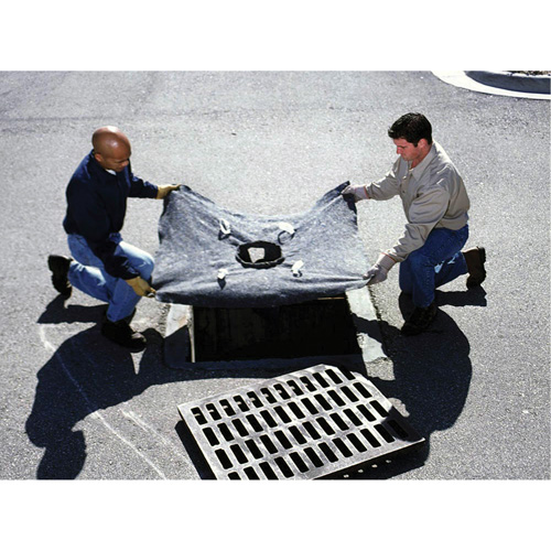 Recycled Ultra-Drain Guard&reg; Catch Basin Insert, Oil & Sediment, 48" L x 36" W Quali-T-Solutions