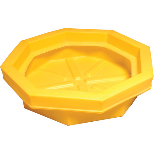 Ultra-Drum Tray&reg; without Grating, 32" L x 32" W x 8.1" H, 22.8 US gal. Spill Capacity Quali-T-Solutions