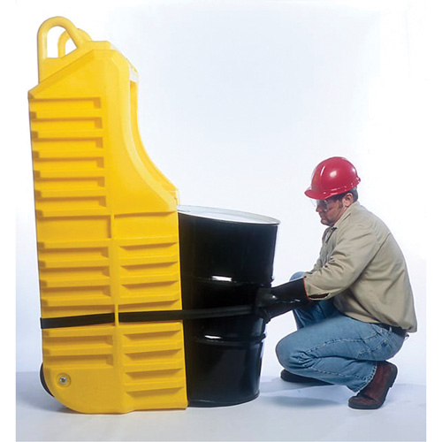 Chariot pour baril, 26,5'' lo x 26,5'' la x 5'' h, Cap. de d&eacute;versement 800 gal. US Quali-T-Solutions
