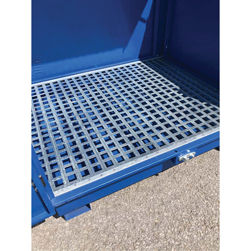 Palette de d&eacute;versement en acier avec couvercle rigide S-4 Ultra, 61" lo x 54,4" la x 52" h, Capacit&eacute; de charge 4700 lb Quali-T-Solutions