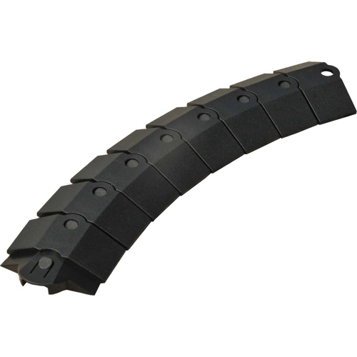 Small Ultra-Sidewinder Cable Protection System&reg; with Endcaps, 39.5" x 3" x 0.8", 2000 lbs. (1 tons) Quali-T-Solutions