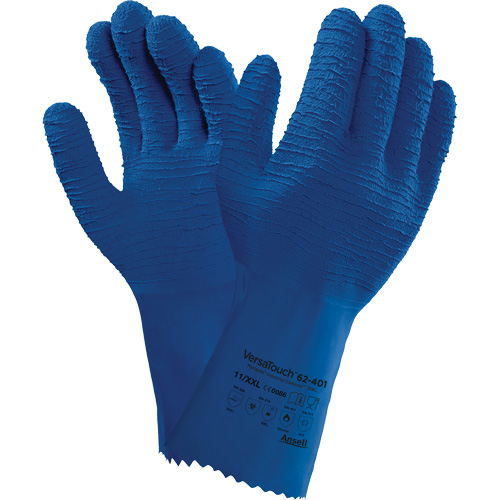 Gants Alphatec 62-401, Taille 7, 12,6" lo, Latex de caoutchouc, Doublure en Coton Quali-T-Solutions