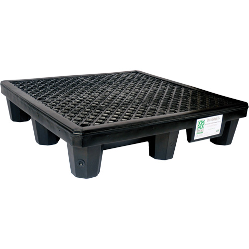 4-Drum Economy Ultra-Spill Pallet&reg;, 66 US gal. Spill Capacity, 53" x 53" x 11.8" Quali-T-Solutions