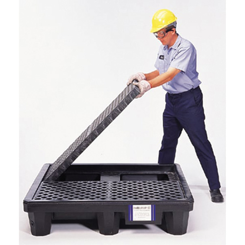 4-Drum Economy Ultra-Spill Pallet&reg;, 66 US gal. Spill Capacity, 53" x 53" x 11.8" Quali-T-Solutions