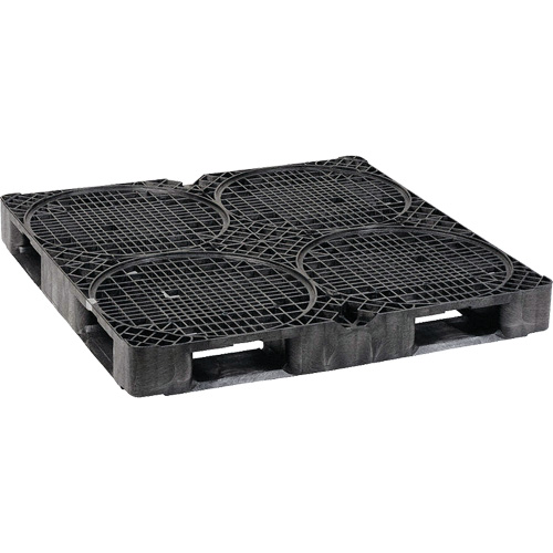 4-Drum Ultra-Spill King&reg; Drum Pallet (Only), 85 US gal. Spill Capacity, 48.8" x 48.8" x 5.5" Quali-T-Solutions
