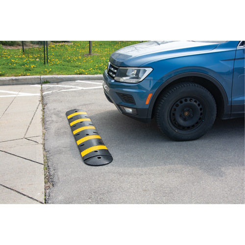 Speed Bump Kit, Rubber, 4' L x 11" W x 2" H Quali-T-Solutions