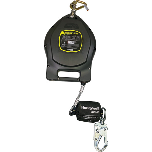 Falcon+ Edge Self-Retracting Lifeline, 50', Galvanized Steel, Swivel Quali-T-Solutions